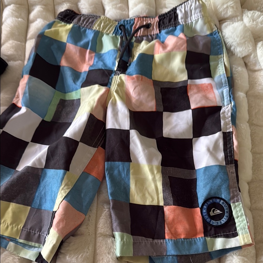Quiksilver Multicolor Patchwork Swim Shorts